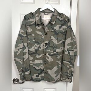 Thread & Supply Camouflage Utility Jacket NWOT